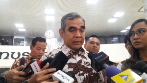 Ketua Majelis Permusyawaratan Rakyat (MPR) Ahmad Muzani, di Kompleks Parlemen, Senayan, Jakarta, Rabu, 25/6/2025 | Novia Suhari/Forum Keadilan