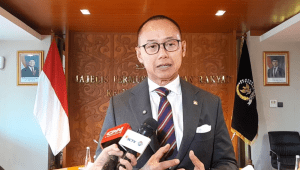Wakil Ketua Majelis Permusyawaratan Rakyat (MPR) Fraksi Partai Amanat Nasional (PAN) Eddy Soeparno, di Gedung MPR RI, Senayan, Jakarta, Senin, 30/6/2025 | Novia Suhari/Forum Keadilan