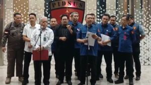 Direktur Penyidikan Jampidsus Abdul Qohar di Gedung Bundar Kejagung, Kamis, 10/7/2025 | Syahrul Baihaqi/Forum Keadilan