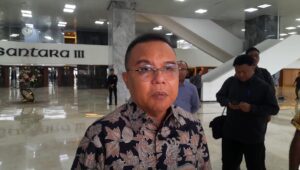 Wakil Ketua DPR RI Fraksi Gerindra, Sufmi Dasco, di Komplek Parlemen, Senayan, Jakarta, Senin, 28/7/2025. | Novia Suhari/ Forum Keadilan