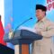 Presiden RI Prabowo Subianto saat memberikan pidato saat peluncuran Koperasi Desa/Kelurahan Merah Putih (KDMP/KKMP), pada Senin, 21/7/2025. | Dok BPMI Setpres/Rusman