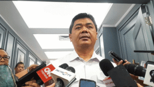 Wakil Menteri Sekretaris Negara (Wamenseskneg) Juri Ardiantoro, di Kompleks Parlemen, Senayan, Jakarta, Kamis, 17/7/2025 | Novia Suhari/Forum Keadilan
