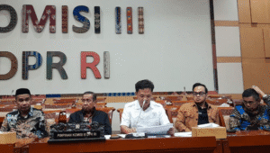 Ketua Komisi III DPR RI Habiburokhman di Kompleks Parlemen, Senayan, Jakarta, Kamis,11/7/2025 | Novia Suhari/Forum Keadilan