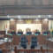 Sekjen PDI Perjuangan Hasto Kristiyanto saat membacakan duplik di Pengadilan Tipikor Jakarta Pusat, Jumat, 18/7/2025 | Syahrul Baihaqi/Forum Keadilan