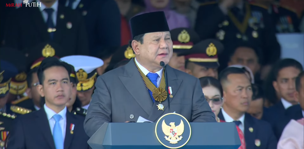 Prabowo: Polri Harus Jadi Garda Terdepan Jaga Rakyat dan Kekayaan Bangsa