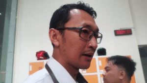 Juru Bicara KPK Budi Prasetyo di Gedung Merah Putih KPK, Jakarta, Senin, 14/7/2025 | Muhammad Reza/Forum Keadilan