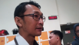 Juru Bicara KPK Budi Prasetyo di Gedung Merah Putih KPK, Jakarta, Senin, 14/7/2025 | Muhammad Reza/Forum Keadilan