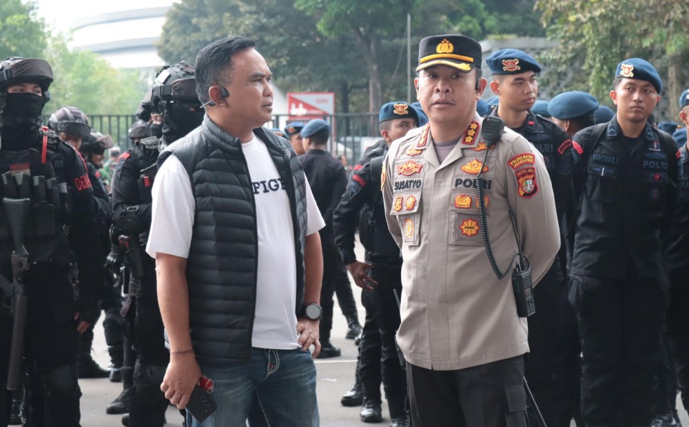 Sebanyak 1.252 Personel Gabungan Disiagakan Amankan Pertandingan Final Indonesia vs Vietnam di GBK