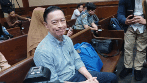 Thomas Trikasih Lembong alias Tom Lembong di Pengadilan Tindak Pidana Korupsi (Tipikor) Jakarta Pusat, Selasa, 1/7/2025 | Syahrul Baihaqi/Forum Keadilan