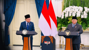 Presiden RI Prabowo Subianto menerima kunjungan resmi Perdana (PM) Menteri Malaysia Anwar Ibrahim di Istana Merdeka, Jakarta, pada Jumat, 27/6/2025 | Dok BPMI Setpres/Laily Rachev