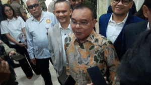 Ketua Harian Partai Gerindra Sufmi Dasco Ahmad di Kompleks Parlemen, Senayan, Jakarta, Senin, 21/7/2025 | Novia Suhari/Forum Keadilan