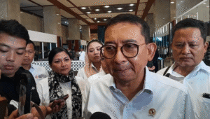 Menteri Kebudayaan Fadli Zon di Kompleks Parlemen, Senayan, Jakarta, Rabu, 2/7/2025 | Novia Suhari/Forum Keadilan
