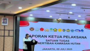 Satgas PKH sekaligus Jampidsus Kejagung Febrie Adriansyah di Gedung Kejagung, Rabu, 9/7/2025 | Ist
