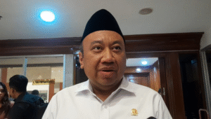 Wakil Ketua Komisi X DPR RI Lalu Hadrian di Kompleks Parlemen, Senayan, Jakarta, Kamis, 10/7/2025 | Novia Suhari/Forum Keadilan