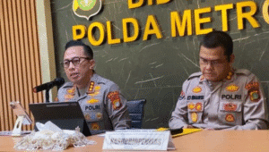 Kabid Humas Polda Metro Jaya Kombes Pol Ade Ary Syam Indradi di Polda Metro Jaya, Kamis, 24/7/2025 | Ari Kurniansyah/Forum Keadilan