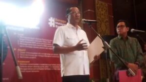 Menteri Hukum (Menkum) Supratman Andi Agtas di Gedung Kementerian Hukum (Kemenkum), Jakarta, Jumat, 1/8/2025 | Muhammad Reza/Forum Keadilan