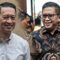 Mantan Menteri Perdagangan Thomas Trikasih Lembong atau Tom Lembong (kiri) dan Sekretaris Jenderal PDI Perjuangan Hasto Kristiyanto (kanan) | Rahmad Fadjar Ghiffari/Forum Keadilan