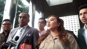 Lisa Mariana di Gedung Merah Putih KPK, Jakarta, Jumat, 22/8/2025 | Muhammad Reza/Forum Keadilan