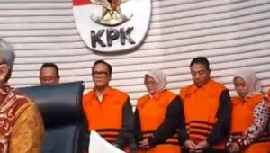 Wakil Menteri Ketenagakerjaan (Wamenaker) Immanuel Ebenezer alias Noel Ditetapkan Jadi Tersangka Kasus Suap, di Gedung KPK, Jakarta, Jumat, 22/8/2025 | Muhammad Reza/Forum Keadilan