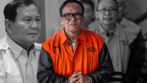 Ilustrasi Presiden RI Prabowo Subianto dan Eks Wamenaker Ebenezer Gerungan | Rahmad Fadjar Ghiffari/Forum Keadilan