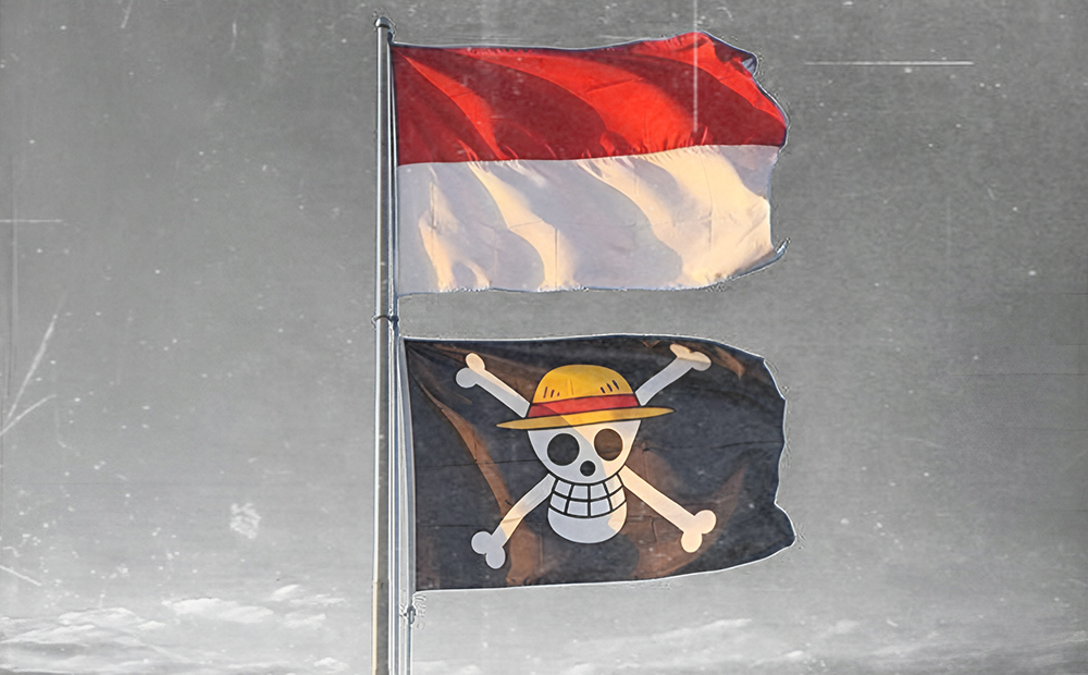 Polres Jakpus Pantau Bendera One Piece Berkibar di Permukiman