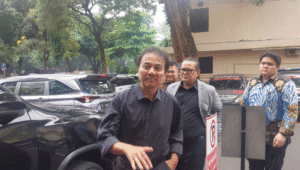 Mantan Menteri Pemuda dan Olahraga (Menpora) Roy Suryo di Polda Metro Jaya, Rabu, 20/8/2025 | Ist