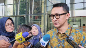 Juru Bicara KPK Budi Prasetyo, di Gedung Merah Putih KPK, Jakarta, Jumat, 1/8/2025 | Muhammad Reza/Forum Keadilan