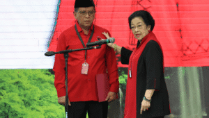 Ketua Umum PDI Perjuangan Megawati Soekarnoputri dan Sekretaris Jenderal PDI Perjuangan Hasto Kristiyanto | Ist