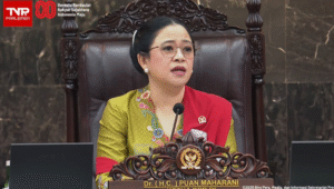 Ketua DPR RI Puan Maharani saat menyampaikan pidato dalam Sidang Tahunan MPR/DPR/DPD, Jumat, 15/8/2025 | YouTube Sekretariat Presiden