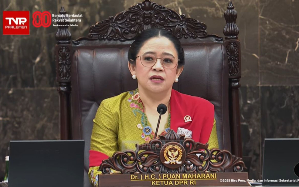 Momen Unik, Puan Maharani Nyanyikan ‘Imagine’ John Lennon di Sidang Tahunan MPR