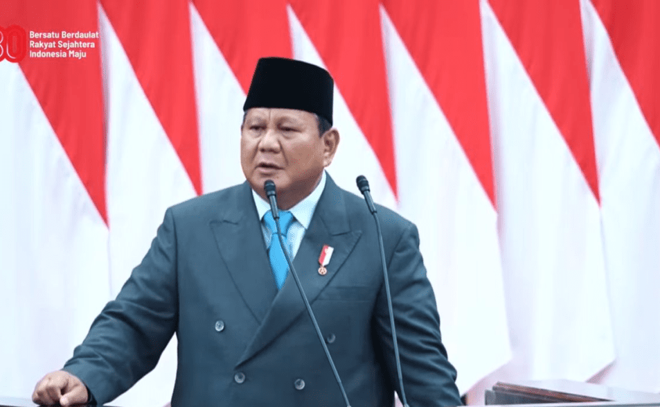 Sampaikan Pidato Kenegaraan, Prabowo Puji Jasa Presiden Terdahulu