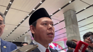 Ketua DPD RI Sultan Bachtiar Najamuddin di Kompleks Parlemen, Senayan, Jakarta, Jumat, 15/8/2025 | Muhammad Reza/Forum Keadilan