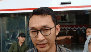Juru Bicara KPK, Budi Prasetyo, di Gedung KPK, Jakarta, Kamis, 21/8/2025. | Muhammad Reza/ Forum Keadilan