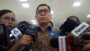 Wakil Ketua DPR RI Adies Kadir di Kompleks Parlemen, Senayan, Jakarta, Rabu, 20/8/2025 | Novia Suhari/Forum Keadilan