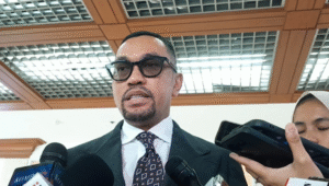 Wakil Ketua Komisi III DPR RI dari Fraksi Partai NasDem Ahmad Sahroni, di Kompleks Parlemen, Senayan, Jakarta, Rabu, 20/8/2025 | Novia Suhari/Forum Keadilan