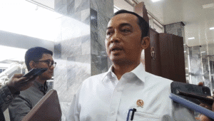 Menteri Sekretaris Negara (Mensesneg) Prasetyo Hadi di Kompleks Parlemen, Senayan, Jakarta, Senin, 4/8/2025 | Novia Suhari/Forum Keadilan