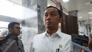 Menteri Sekretaris Negara (Mensesneg) Prasetyo Hadi di Kompleks Parlemen, Senayan, Jakarta, Senin, 4/8/2025 | Novia Suhari/Forum Keadilan
