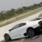 Lamborghini Kecelakaan Tunggal di Tol Kunciran, Tidak Ada Korban Jiwa