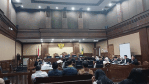 Sejumlah 21 orang saksi dihadirkan dalam sidang kasus dugaan korupsi di PT Taspen, di Pengadilan Tipikor Jakarta, Senin, 25/8/2025 | Syahrul Baihaqi/Forum Keadilan