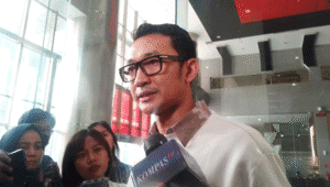 Juru Bicara KPK Budi Prasetyo di Gedung Merah Putih KPK, Jakarta, Selasa, 26/8/2025 | Muhammad Reza/Forum Keadilan