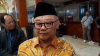 Menteri Pendidikan Dasar dan Menengah (Mendikdasmen) Abdul Mu'ti di Kompleks Parlemen, Senayan, Jakarta, Selasa, 26/8/2025 | Novia Suhari/Forum Keadilan