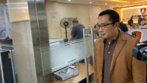 Ridwan Kamil Usai Jalani Tes DNA, di Bareskrim Polri, Kamis, 7/8/2025 | Ari Kurniansyah/Forum Keadilan