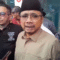 Eks Menteri Agama Yaqut Cholil Qoumas di Gedung Merah Putih KPK, Jakarta, Kamis, 7/8/2025 | Muhammad Reza/Forum Keadilan