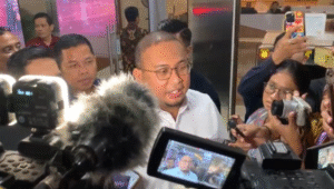 Andre Rosiade saat memberikan keterangan kepada media di Bareskrim Polri, Jumat, 8/8/2025 | Ist