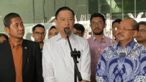 Tom Lembong usai audiensi di Gedung Komisi Yudisial (KY), Senin, 11/8/2025 | Ist