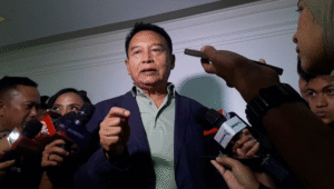 Anggota Komisi I Fraksi PDI Perjuangan, Mayjen TNI (Purn) TB Hasanuddin, di Kompleks Parlemen, Senayan, Jakarta, Selasa, 12/8/2025 | Novia Suhari/Forum Keadilan