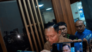 Menteri Koordinator Bidang Infrastruktur dan Pembangunan Kewilayahan Agus Harimurti Yudhoyono (AHY), di Kompleks Parlemen, Nusantara V, Senayan, Jakarta, Rabu, 13/8/2025 | Novia Suhari/Forum Keadilan