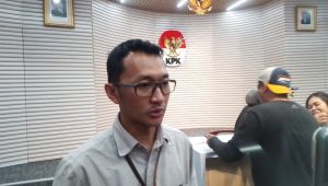 Juru Bicara KPK Budi Prasetyo di Gedung Merah Putih KPK, Jakarta, Kamis, 25/9/2025 | Muhammad Reza/Forum Keadilan
