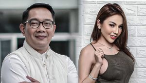 Ridwan Kamil (kiri) dan Lisa Mariana (kanan) | Rahmad Fadjar Ghiffari/Forum Keadilan