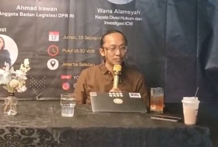 ICW Ingatkan 5 Catatan Kritis dalam Pembahasan RUU Perampasan Aset